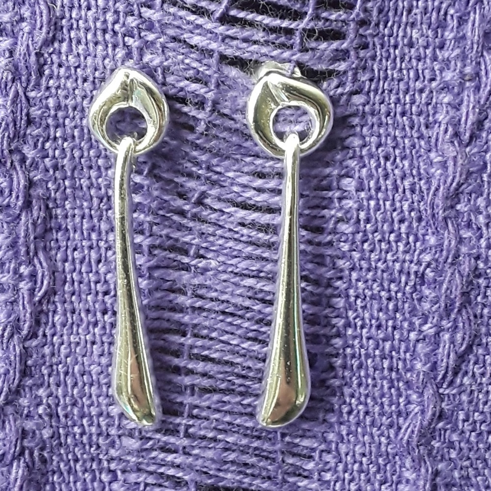 Silver Dangling Earrings